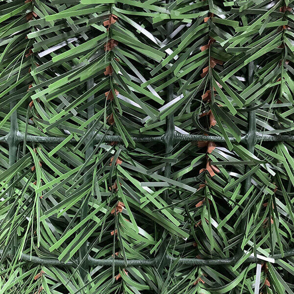 Artificial grass hedge fence