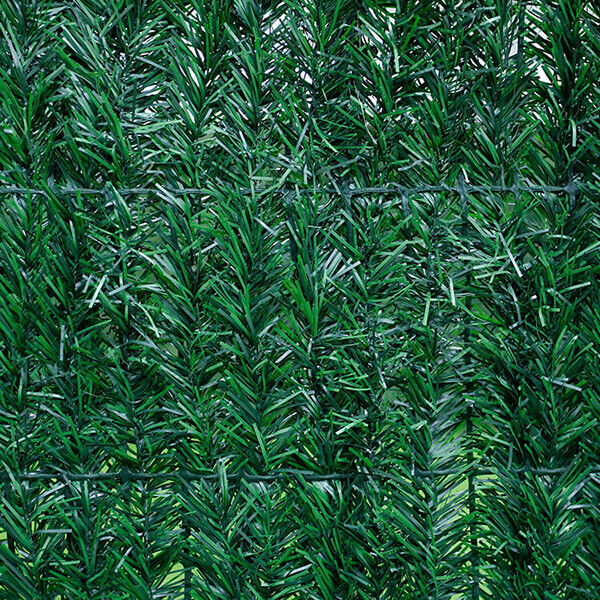 Artificial grass hedge fence