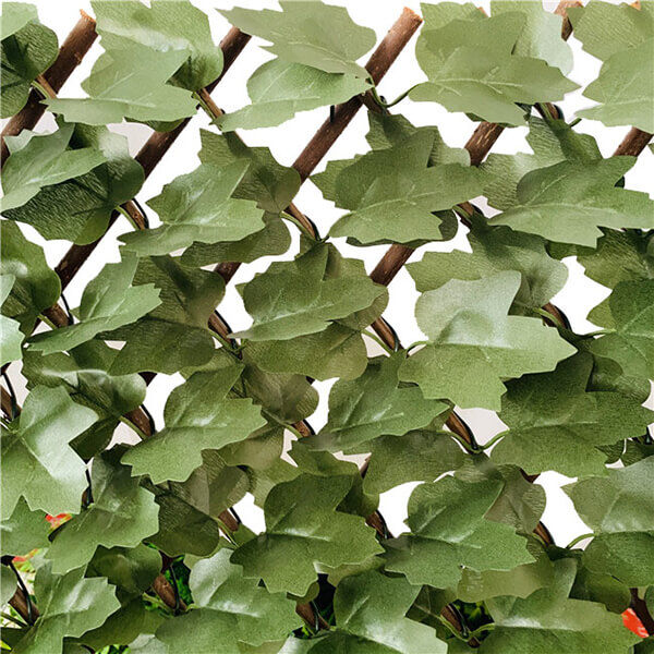 Expandable artificial lvy leaf trellis