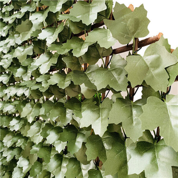 Expandable artificial lvy leaf trellis