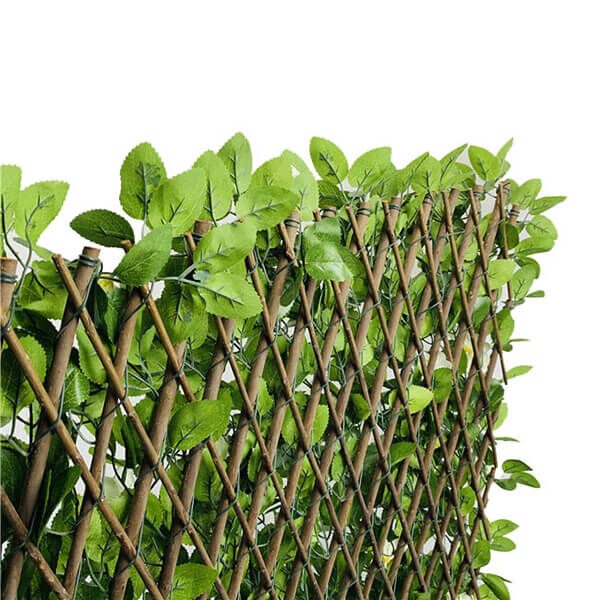 Artificial whtie clematis trellis