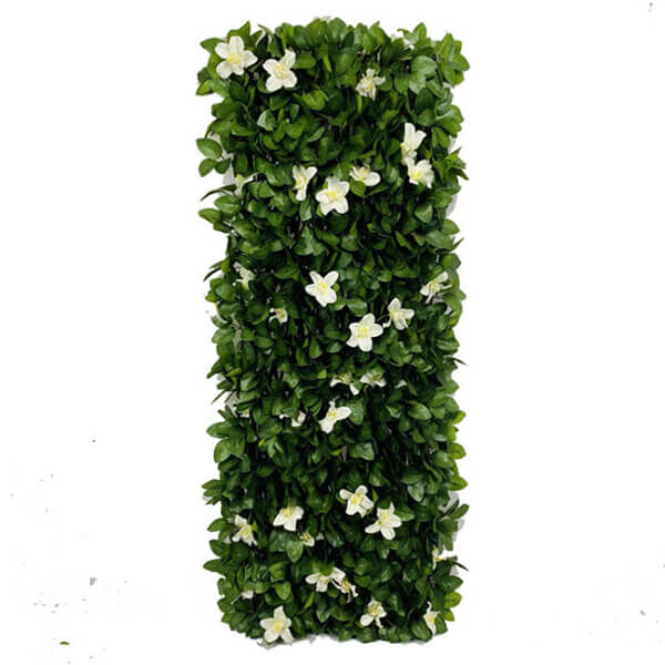 Artificial whtie clematis trellis