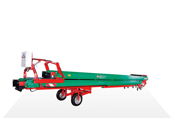 Картофельный двухленточный конвейер