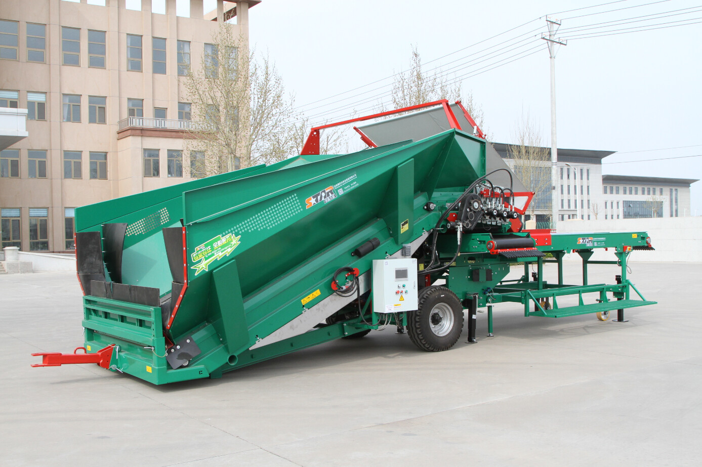 Приемный бункер для картофеля