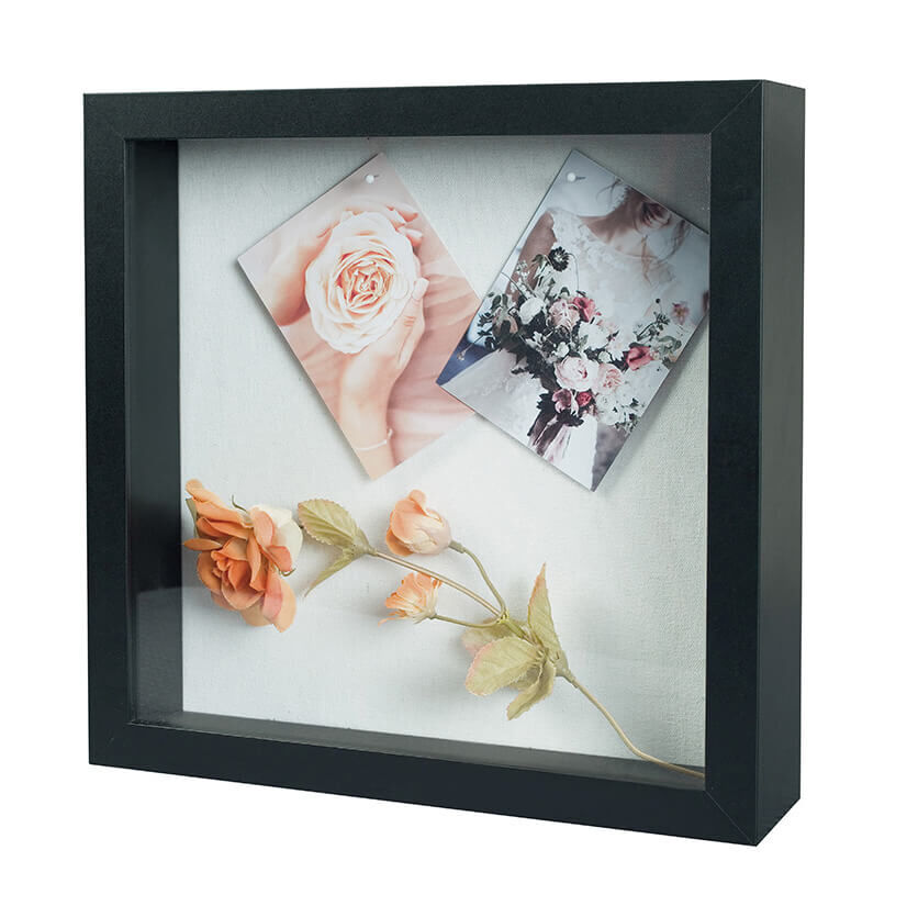 Front opening shadow box