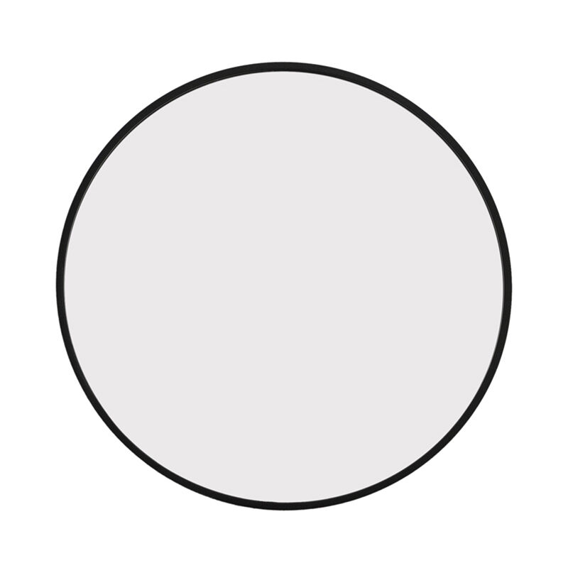 Aluminum round mirror