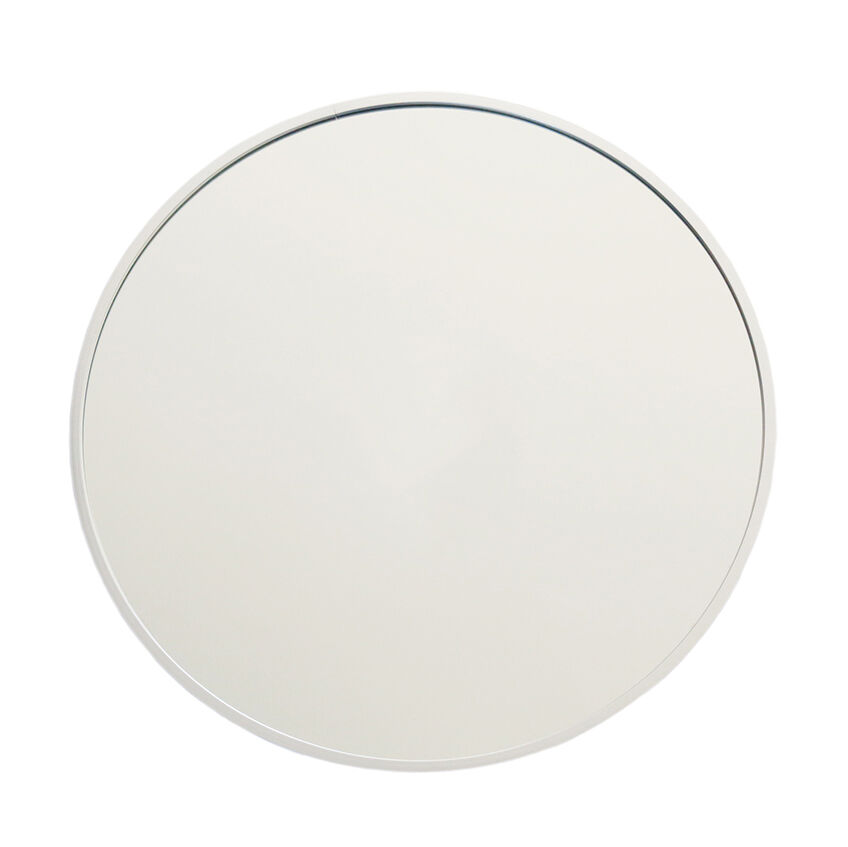 Aluminum round mirror