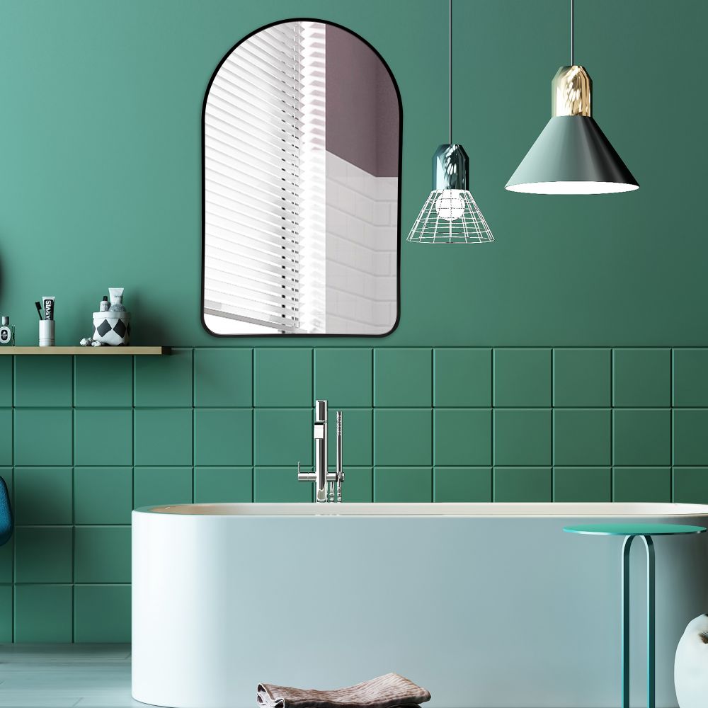 Arch mirror with round corner