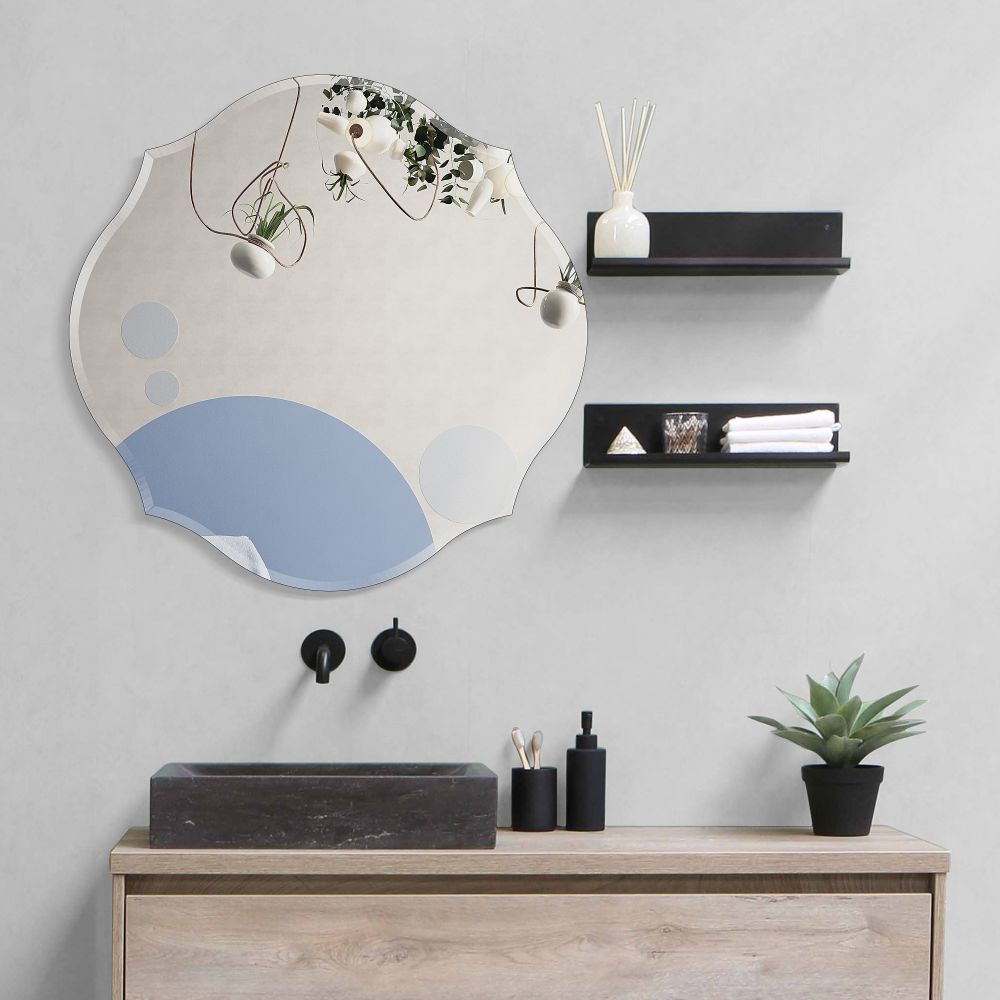 Beveled edge mirror