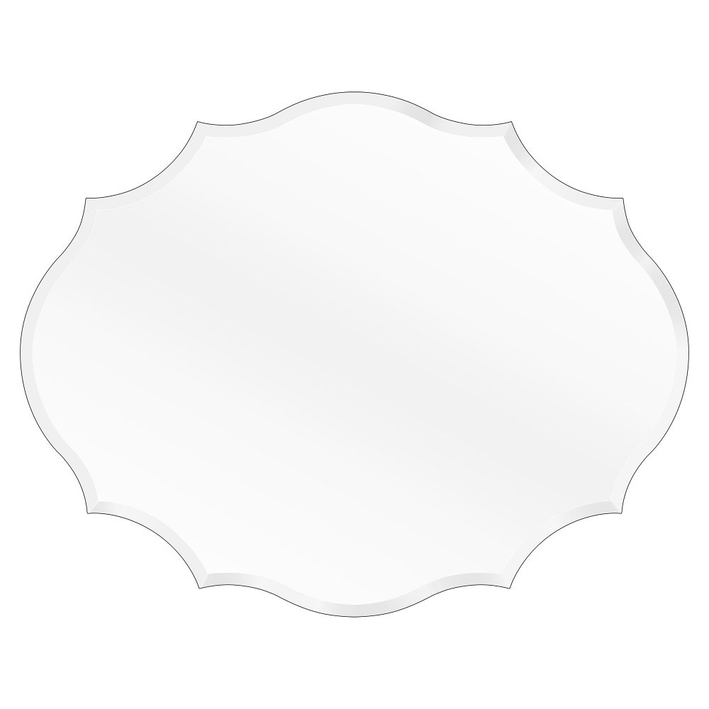 Beveled edge mirror