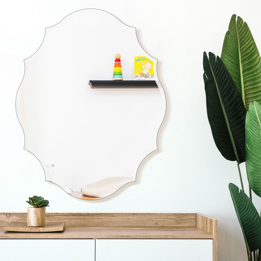 Beveled edge mirror