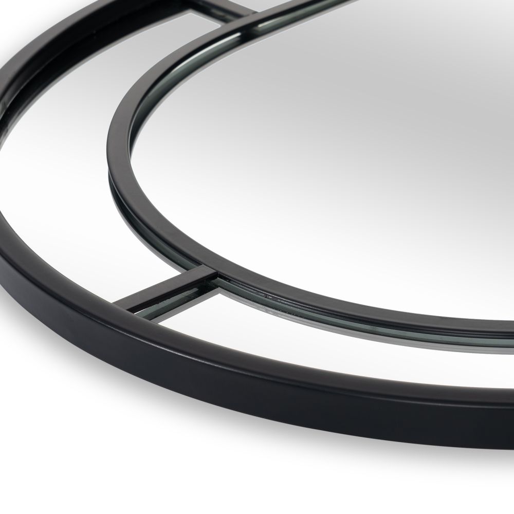 Metal 2L-Arched Window Mirror