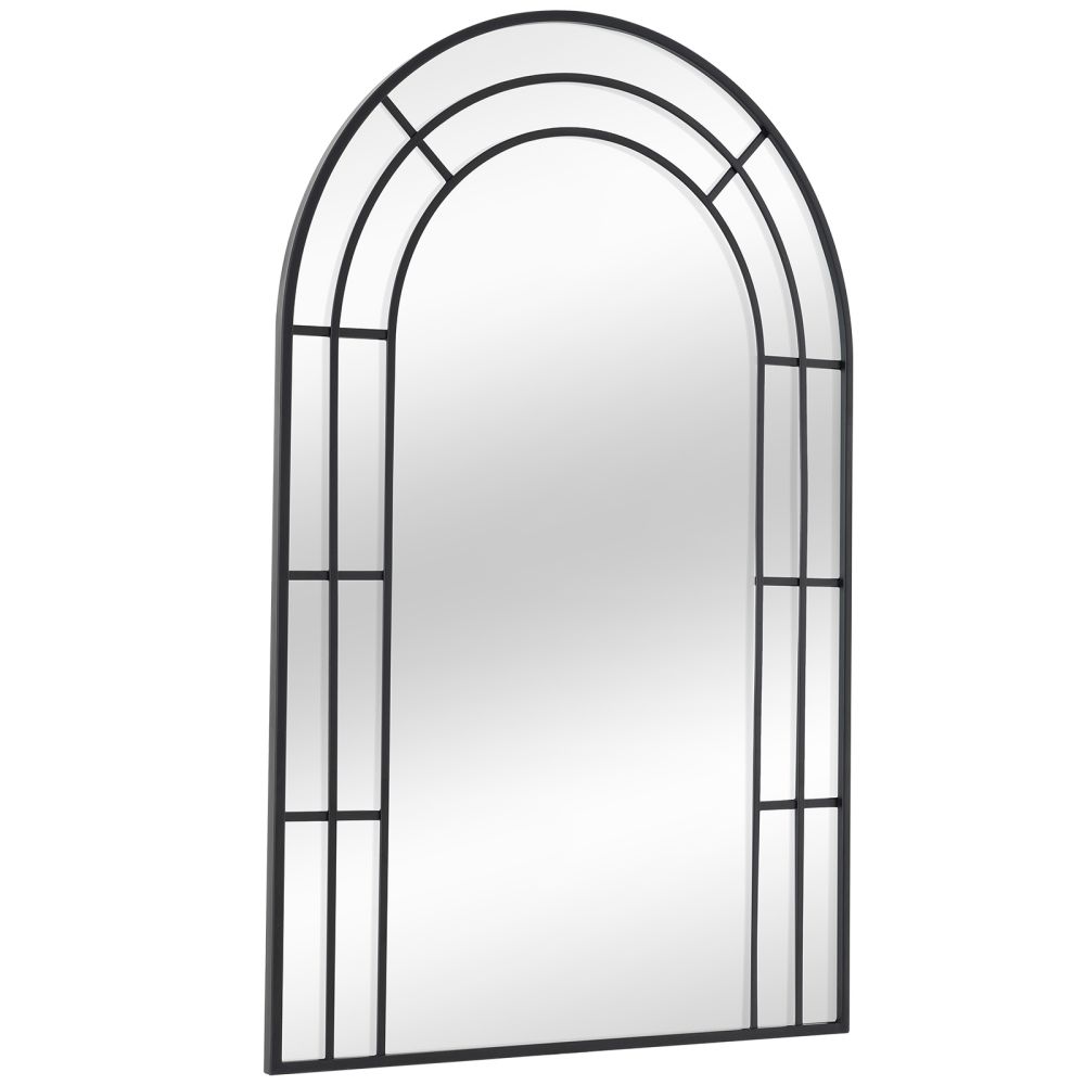 Metal 3L-Arched Window Mirror