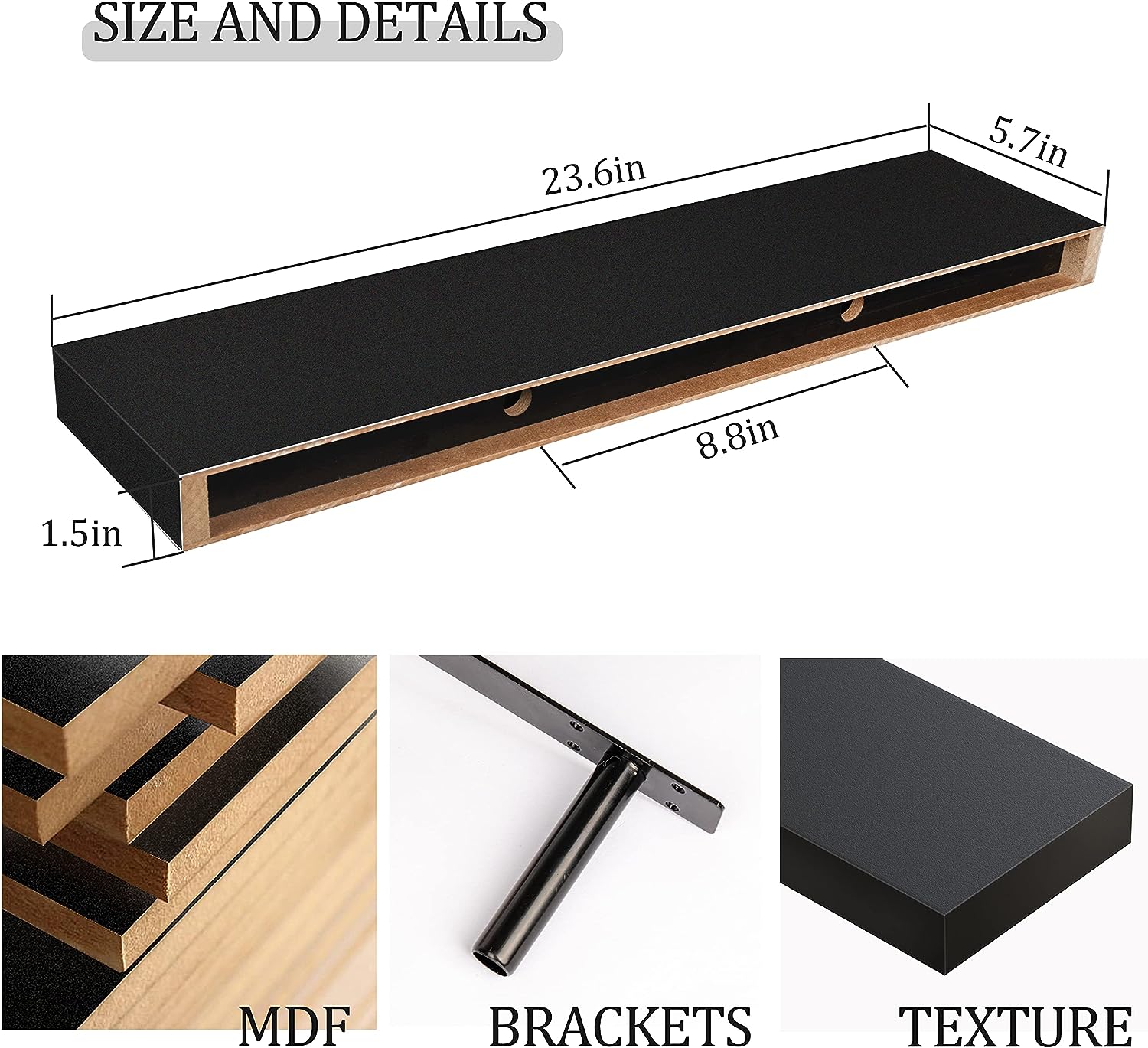 Economic Floating Shelves