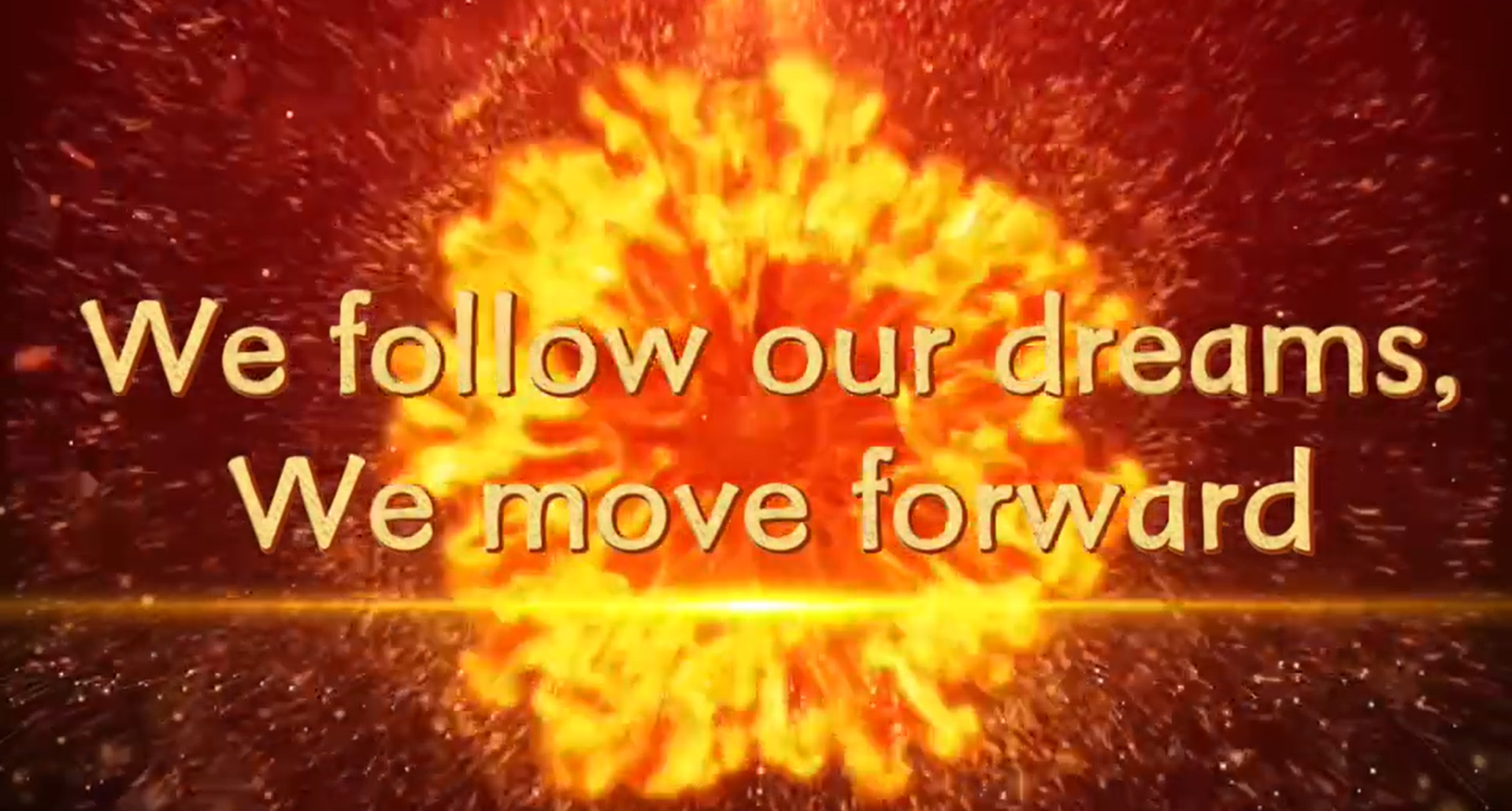 We keep our feet on the ground, move forward with courage