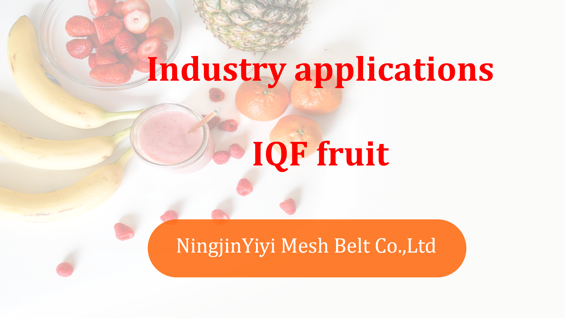 Benefits of IQF fruit