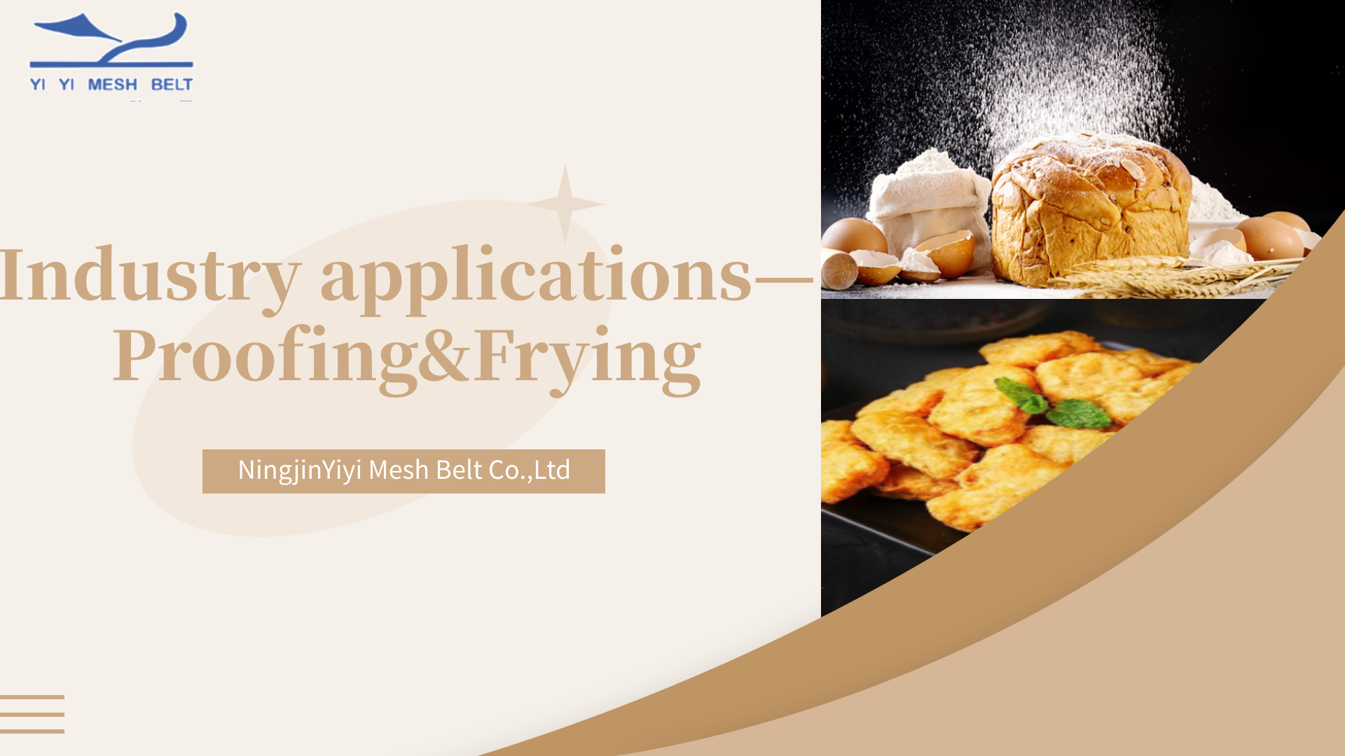 Industry applications—Proofing&Frying