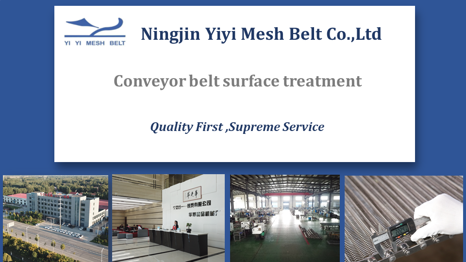 Conveyor belt surface treatment