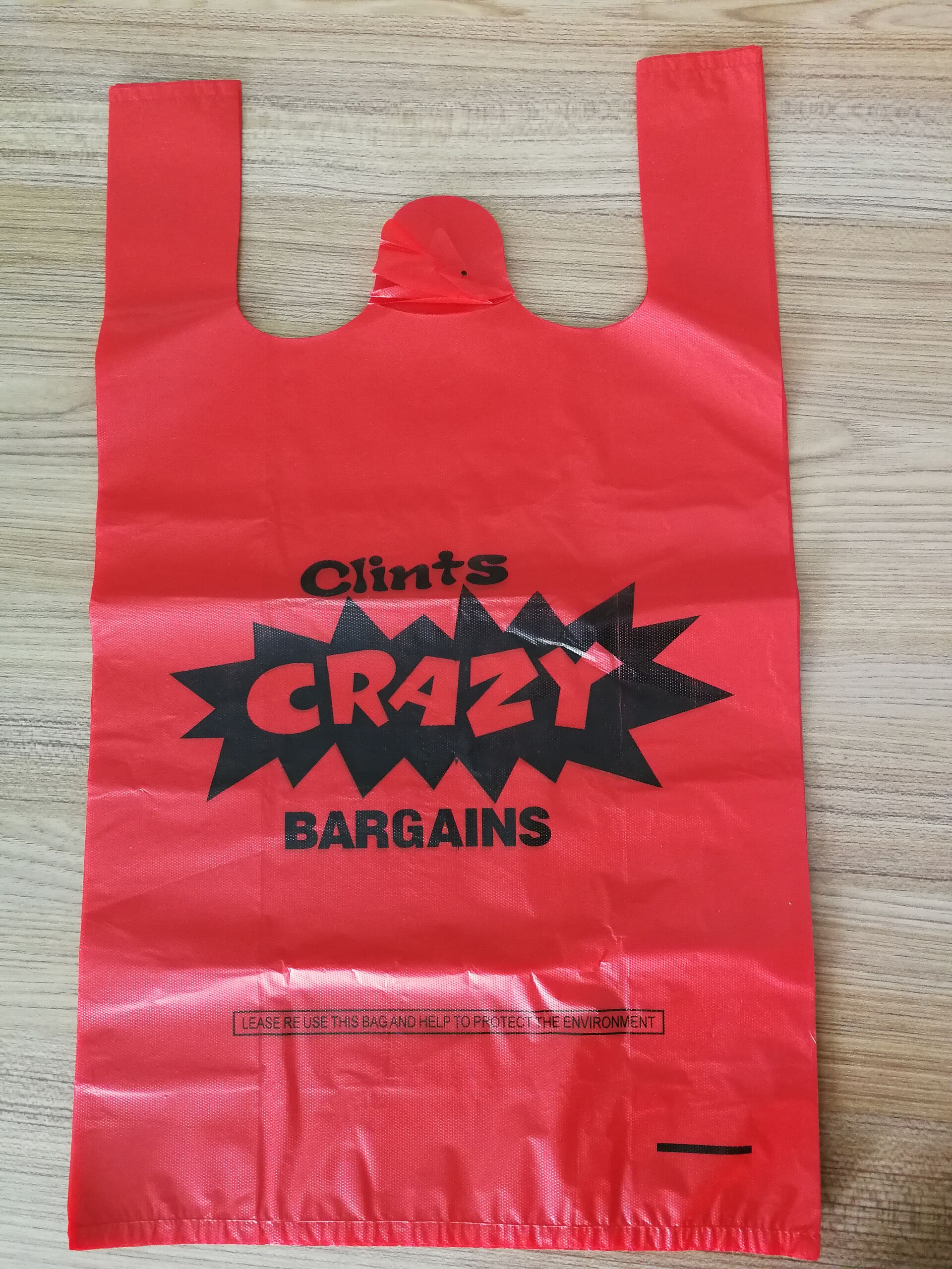 T-shirt bags with printing