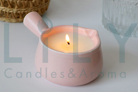 Ceramic Jar Natural Soy wax Massage Candles