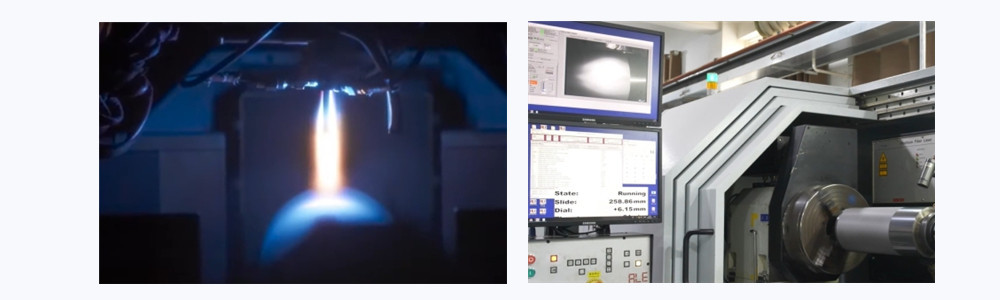 Ceramic spraying and engraving process