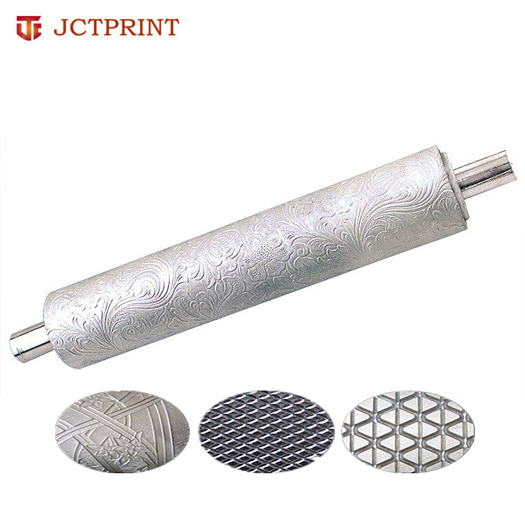 Finished embossing roller for coating machine