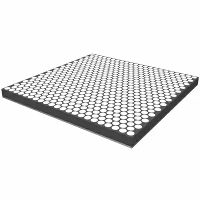 Composite wear ceramic rubber pads