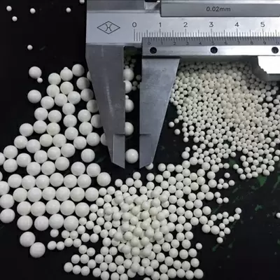 Zirconia toughened alumina ball