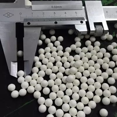Zirconia toughened alumina ball