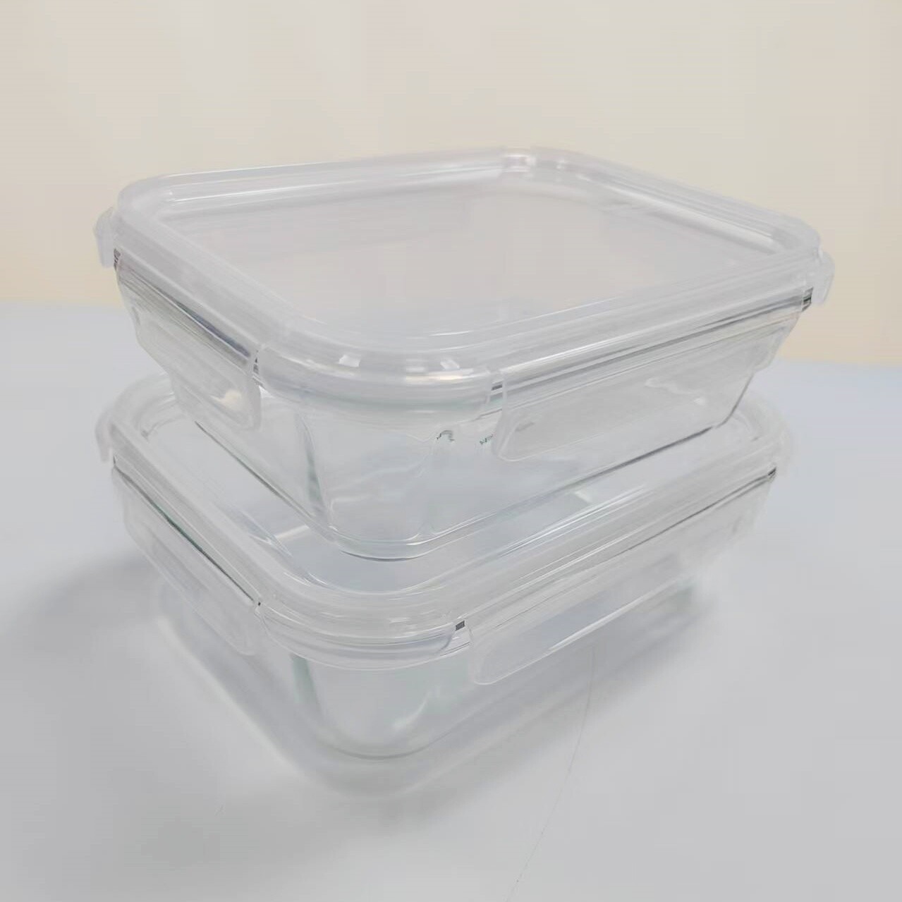Rectangle tempered glass food container(13oz, 22oz, 35oz, 51oz)