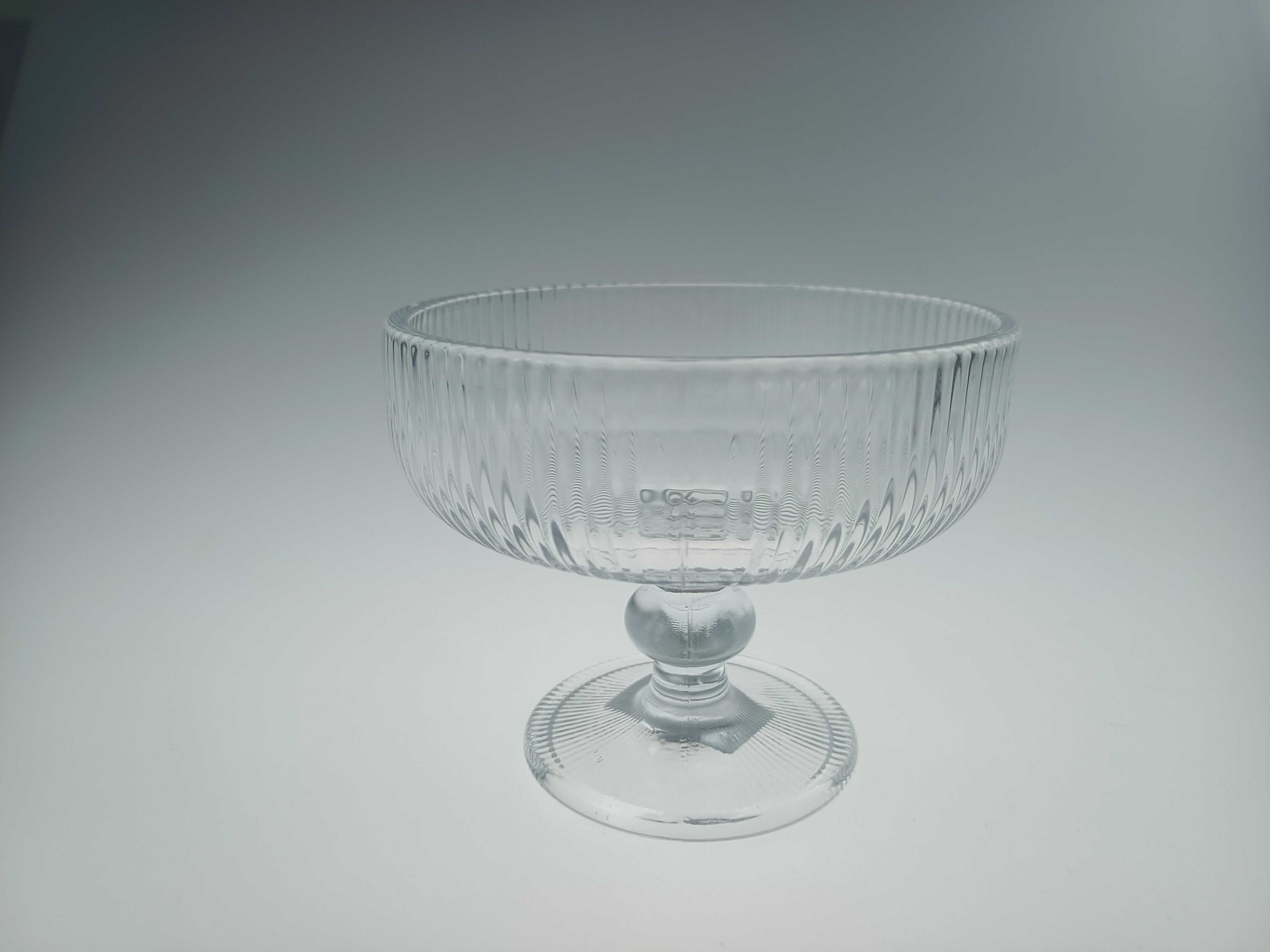IC-11898 Vertical-striped Ice Cream Glass Cup