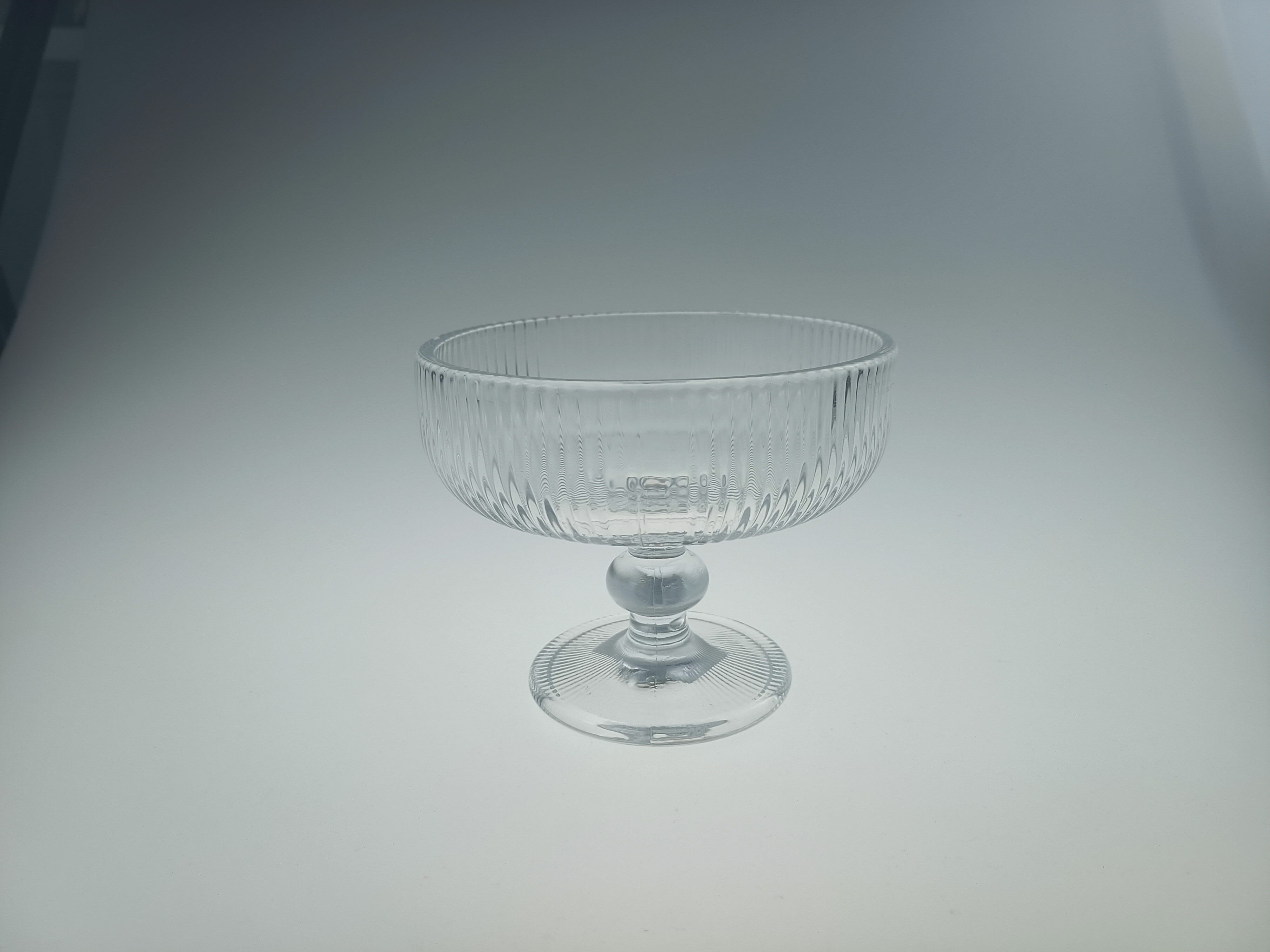 IC-11898 Vertical-striped Ice Cream Glass Cup