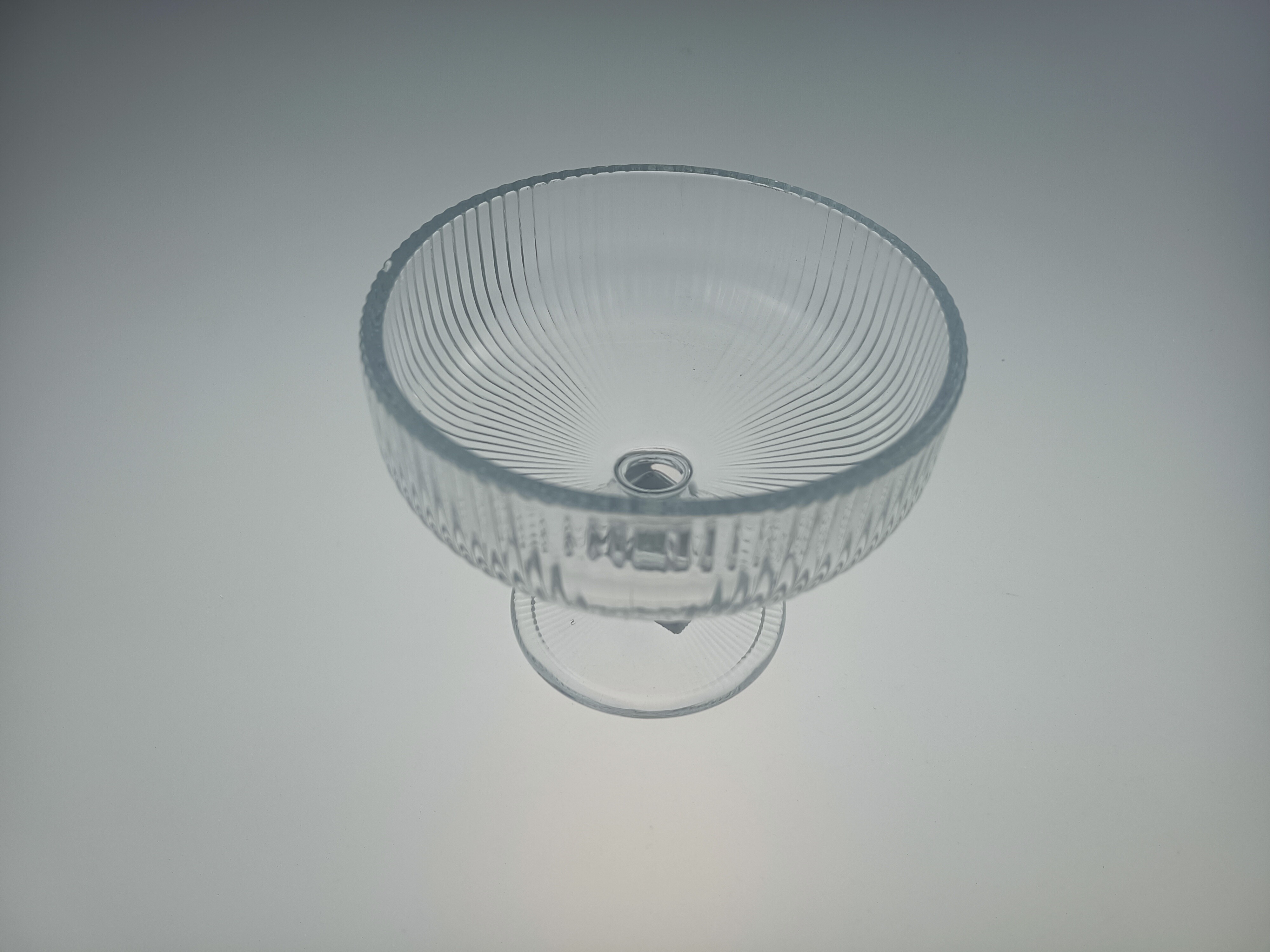 IC-11898 Vertical-striped Ice Cream Glass Cup