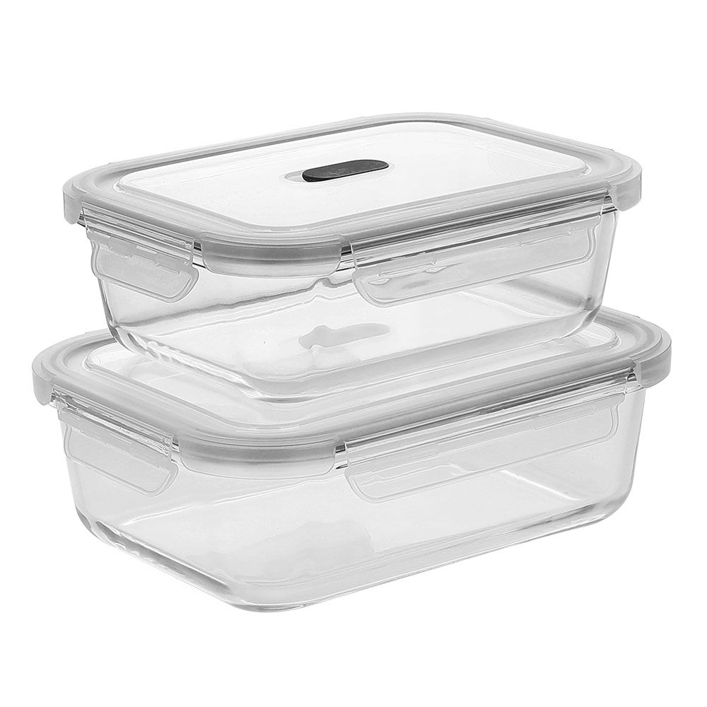 rectangle temperred glass food container(13oz, 22oz, 35oz, 51oz)