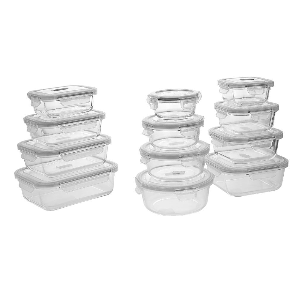 rectangle temperred glass food container(13oz, 22oz, 35oz, 51oz)