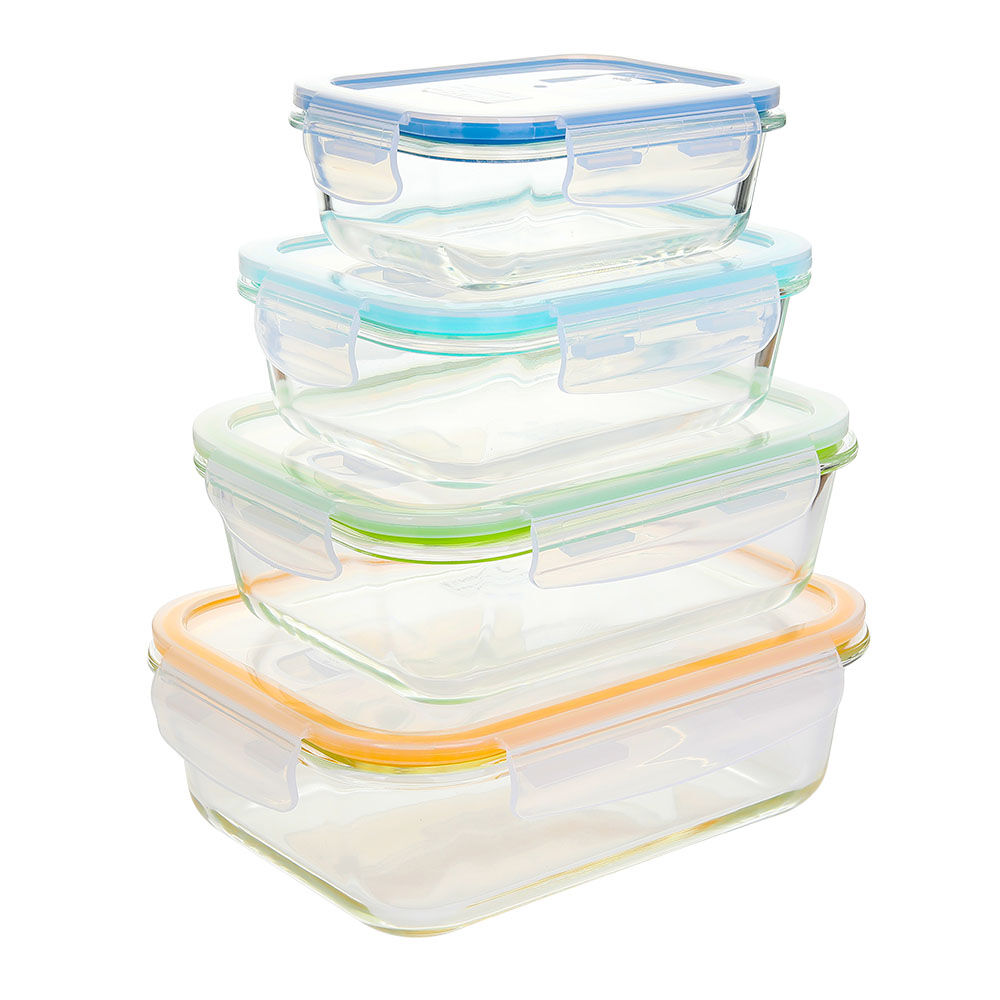 rectangle temperred glass food container(13oz, 22oz, 35oz, 51oz)