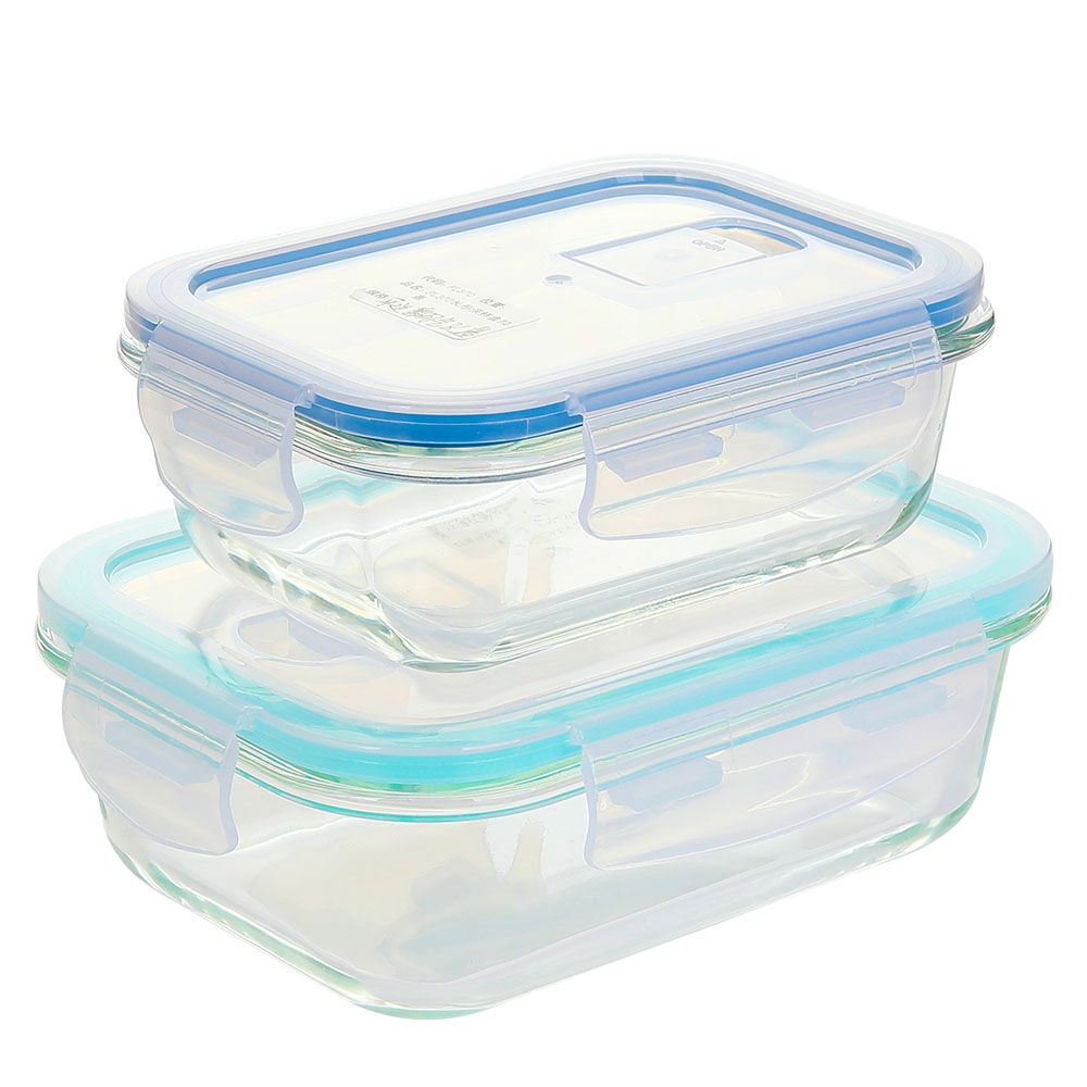 rectangle temperred glass food container(13oz, 22oz, 35oz, 51oz)