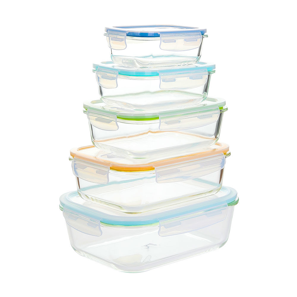 rectangle temperred glass food container(13oz, 22oz, 35oz, 51oz)