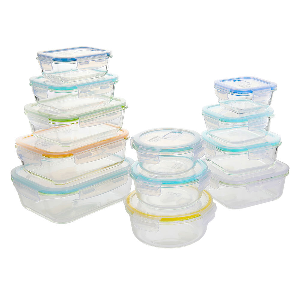 rectangle temperred glass food container(13oz, 22oz, 35oz, 51oz)