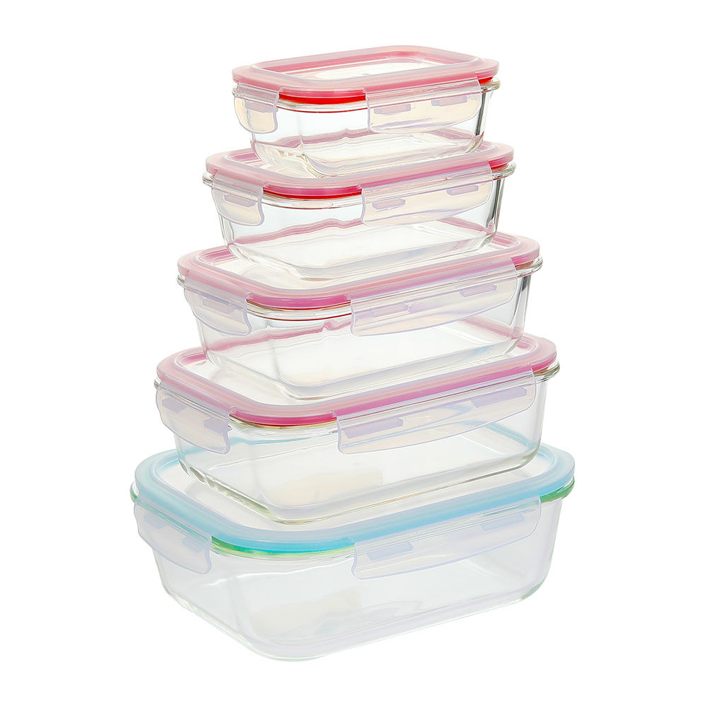 rectangle temperred glass food container(13oz, 22oz, 35oz, 51oz)