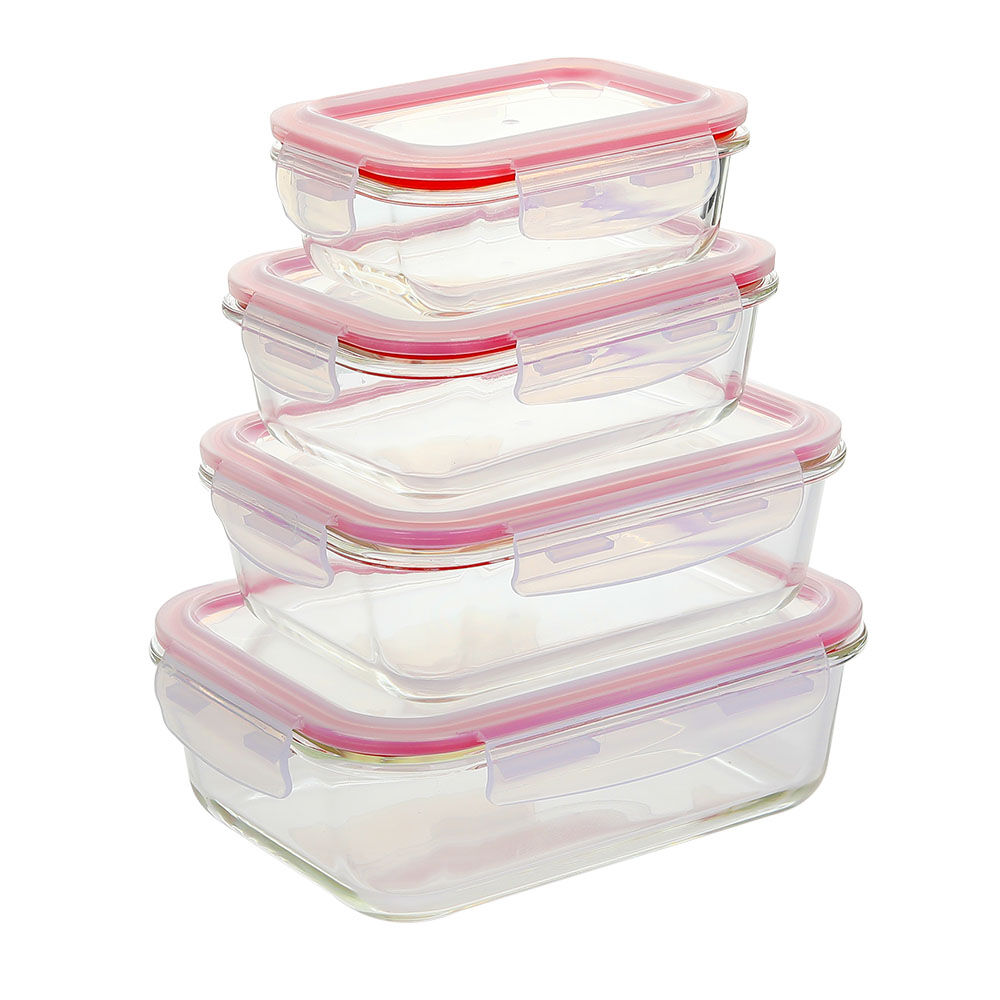 rectangle temperred glass food container(13oz, 22oz, 35oz, 51oz)