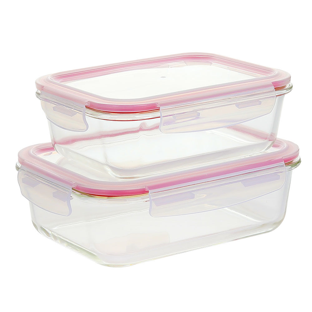 rectangle temperred glass food container(13oz, 22oz, 35oz, 51oz)