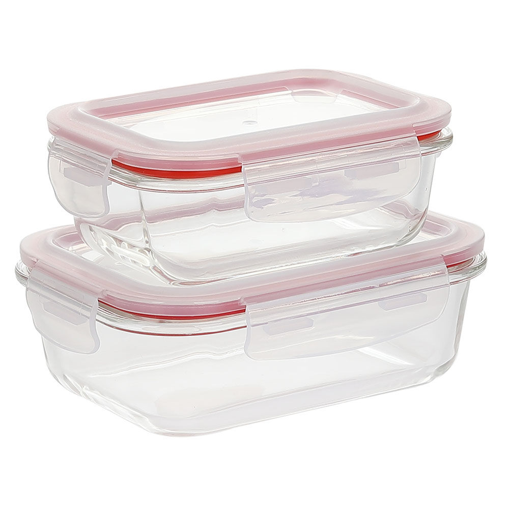rectangle temperred glass food container(13oz, 22oz, 35oz, 51oz)