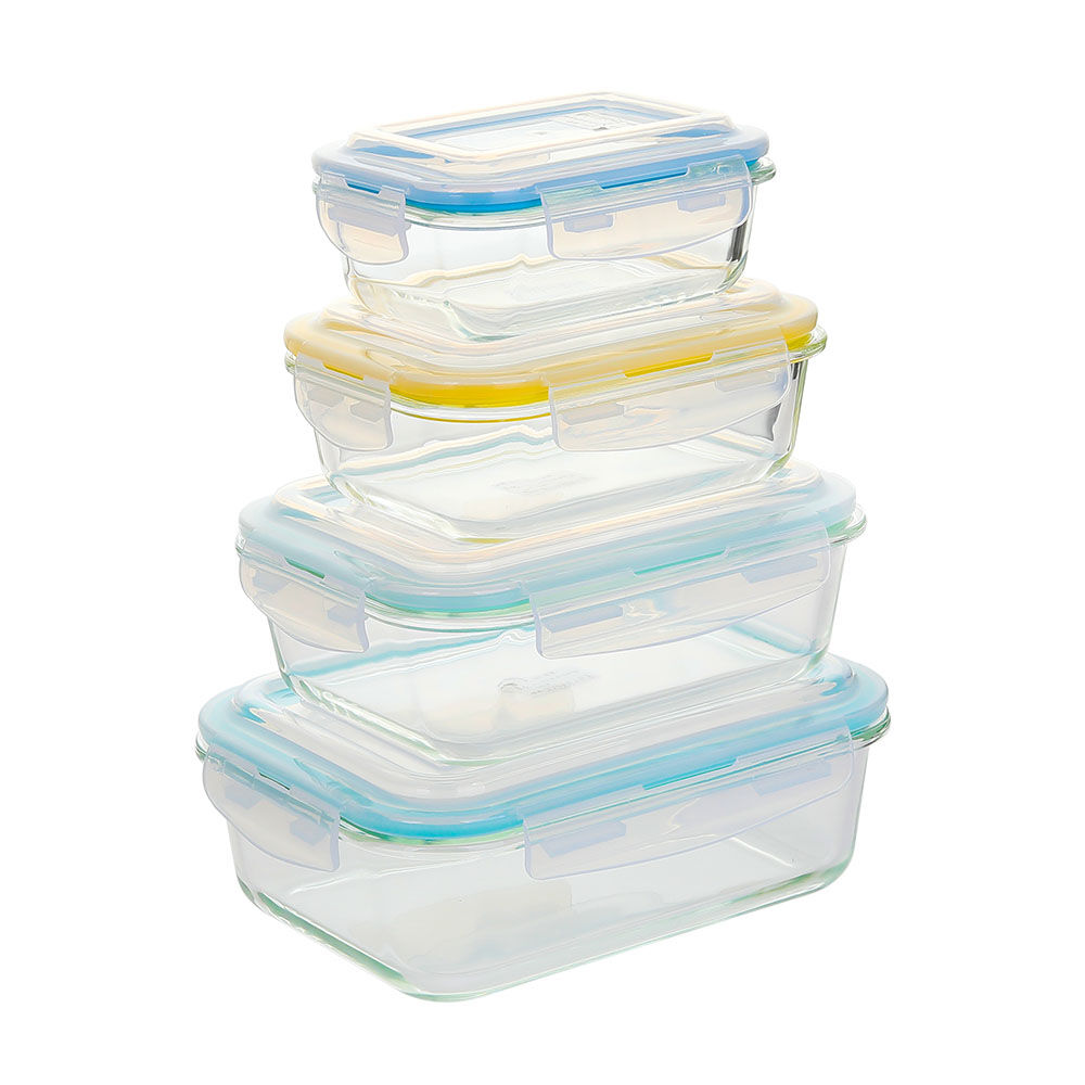 rectangle temperred glass food container(13oz, 22oz, 35oz, 51oz)