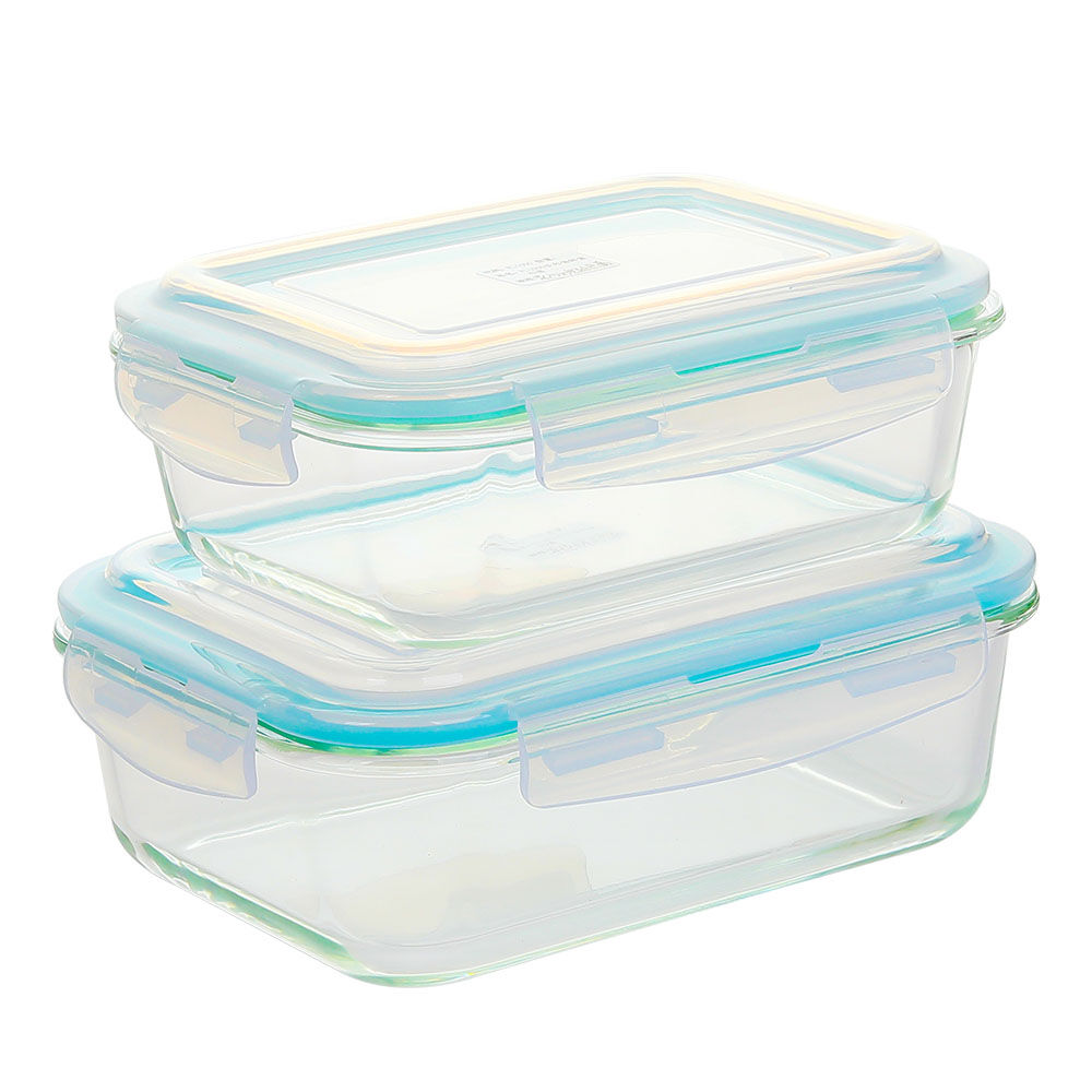 rectangle temperred glass food container(13oz, 22oz, 35oz, 51oz)