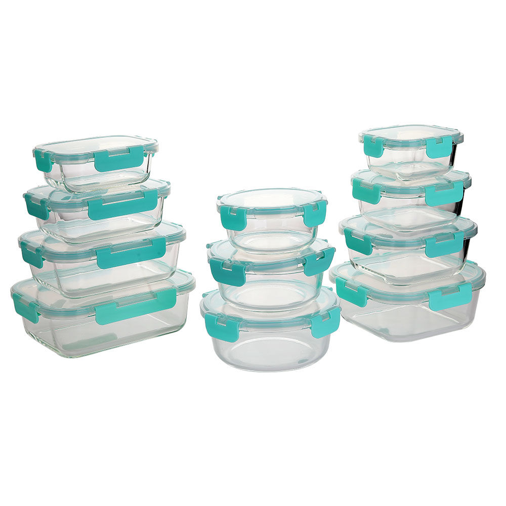 round temperred glass food container(7oz, 14oz, 21oz, 32oz)