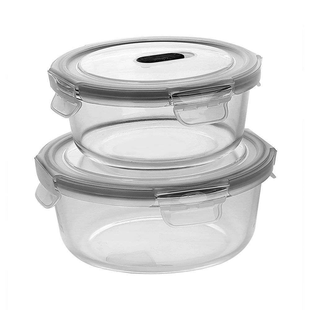 round temperred glass food container(7oz, 14oz, 21oz, 32oz)
