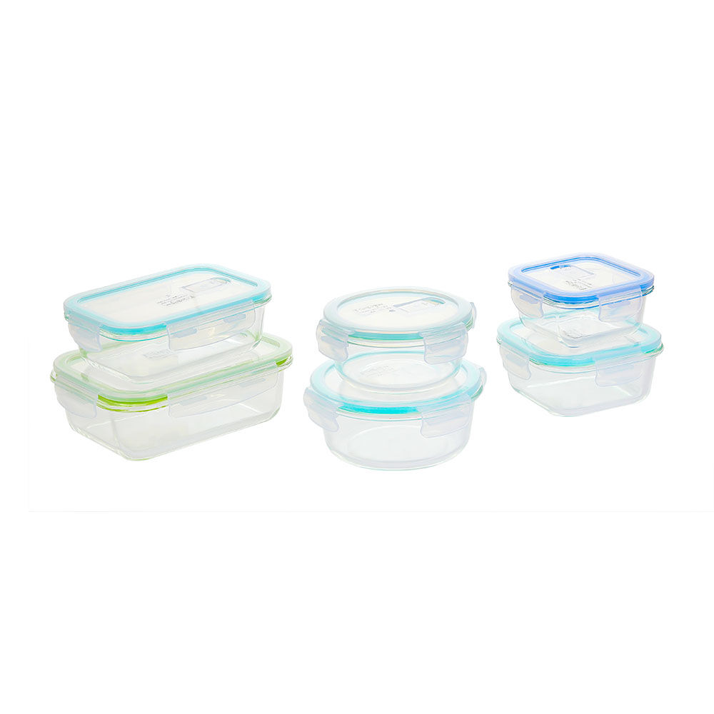 round temperred glass food container(7oz, 14oz, 21oz, 32oz)