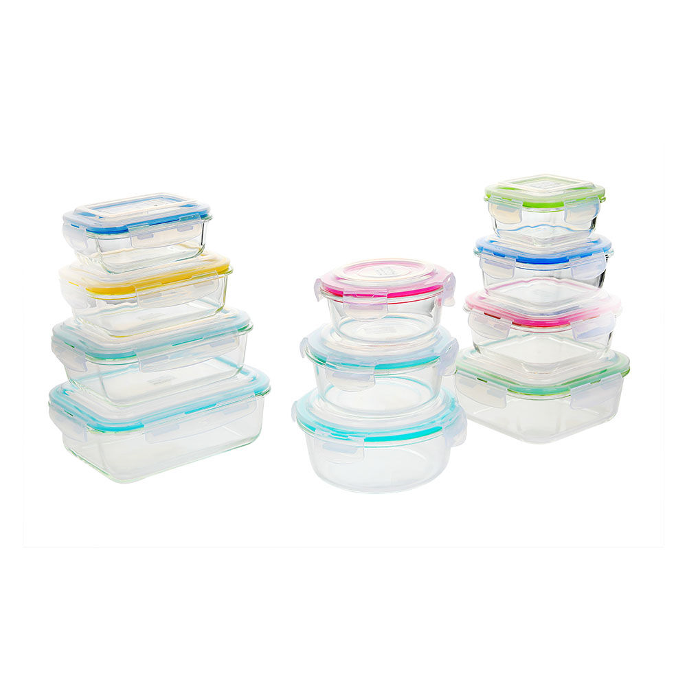 round temperred glass food container(7oz, 14oz, 21oz, 32oz)
