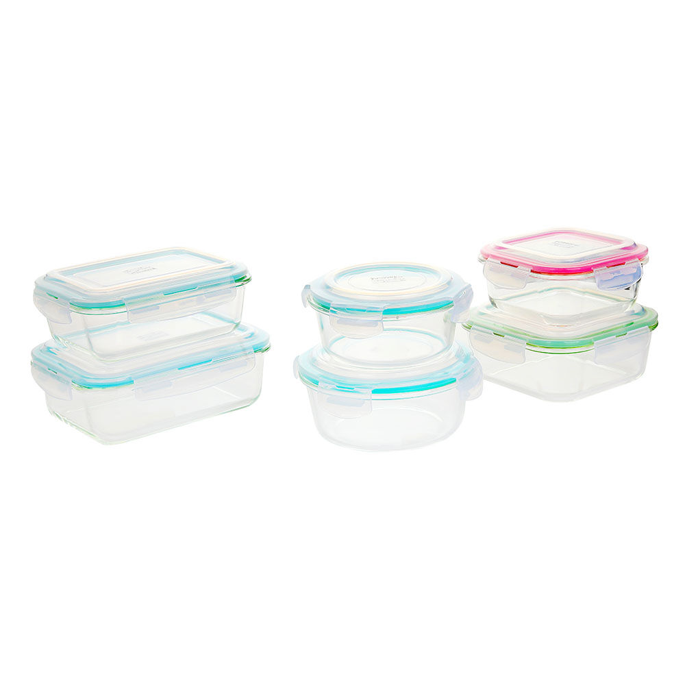 round temperred glass food container(7oz, 14oz, 21oz, 32oz)